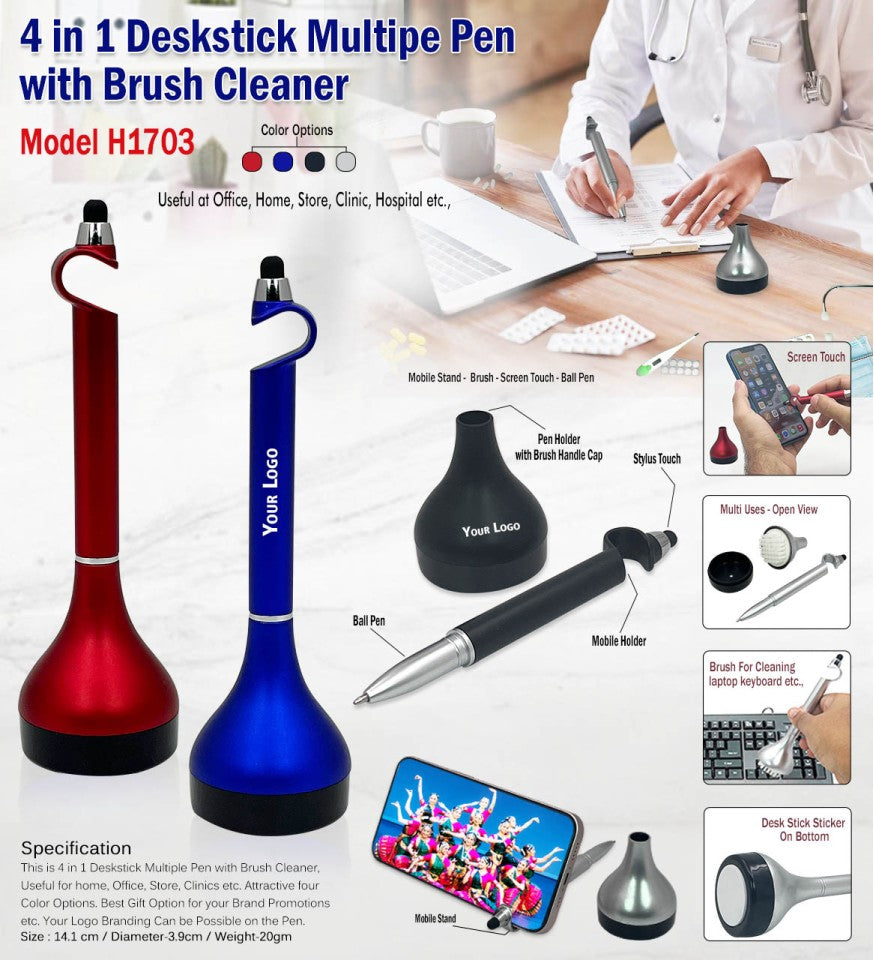 4 in 1 Deskstick Multiple Pen
