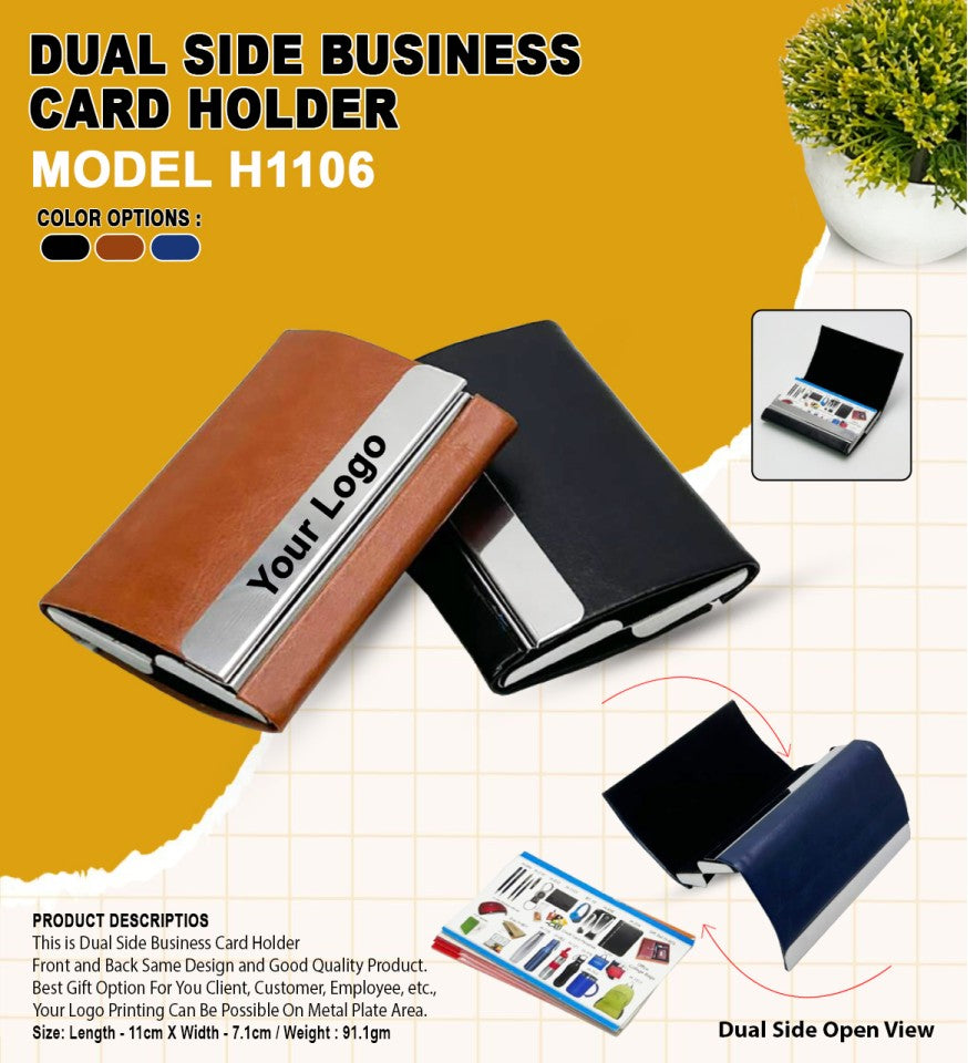 Dual Side Business Card Holder