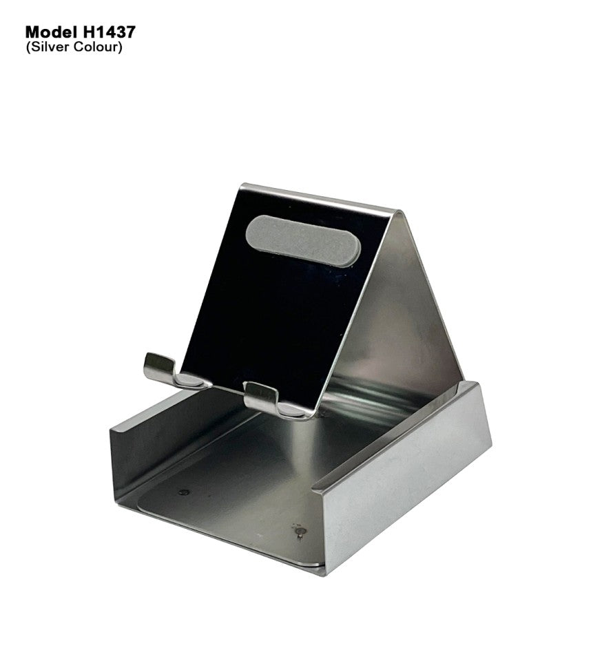 Metal Mobile Stand With Notes Holder