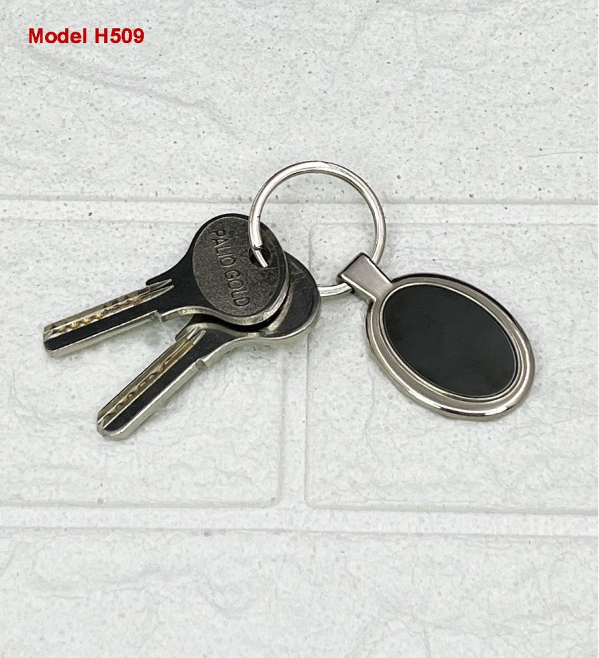 Metal Oval Keychain