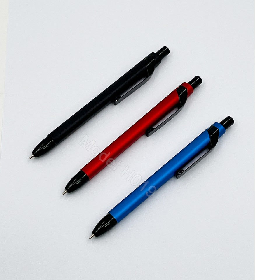 Plastic Ball Pen with Metal Clip – Custom Logo Branding