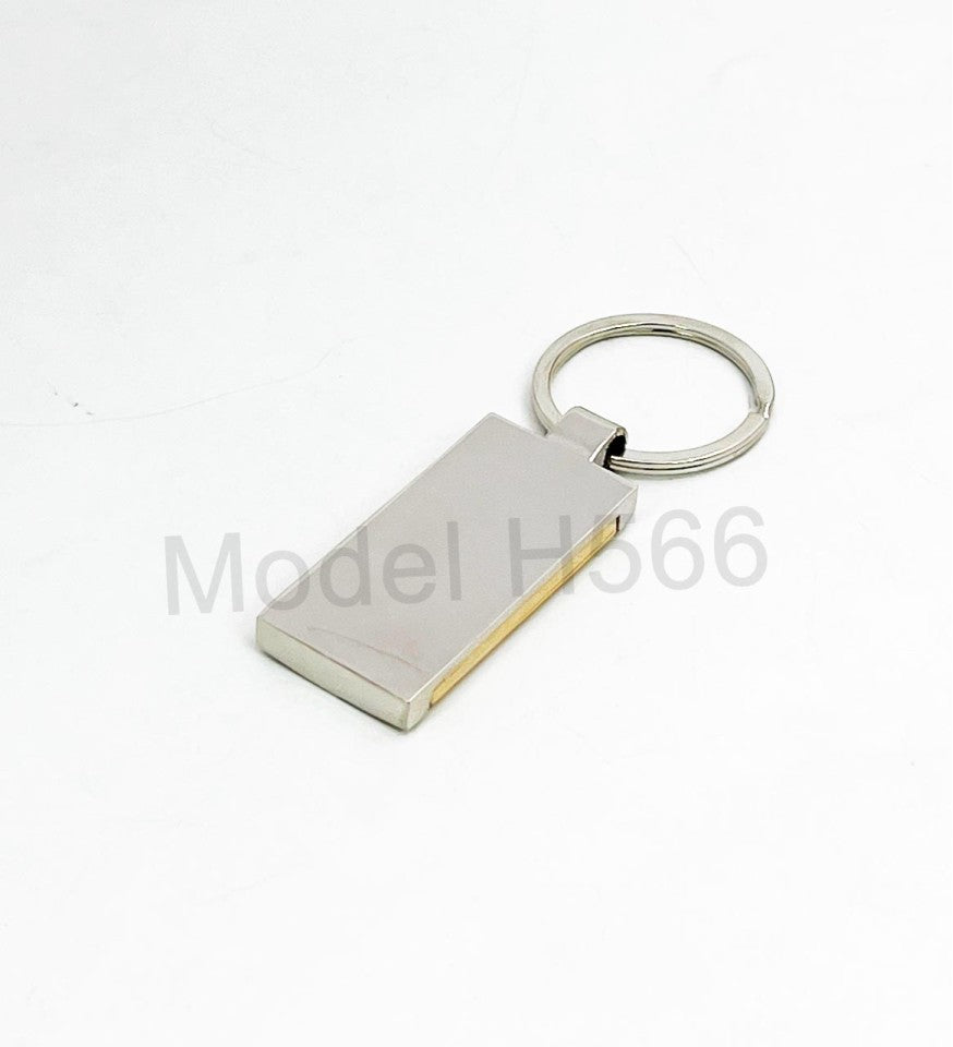 Wooden Metal Keychain
