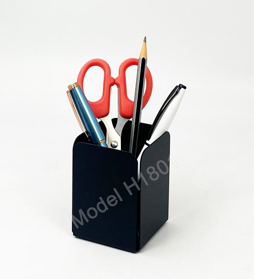Metal Pen Stand - Black