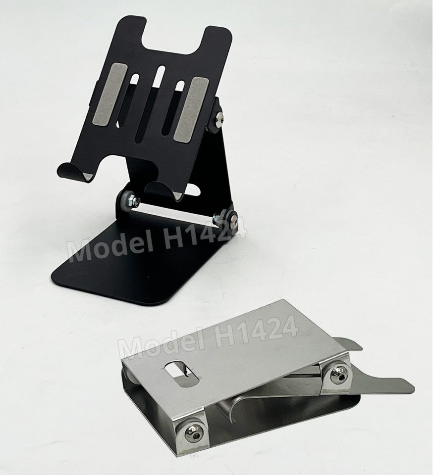 Multi Angles Metal Mobile Stand - Black