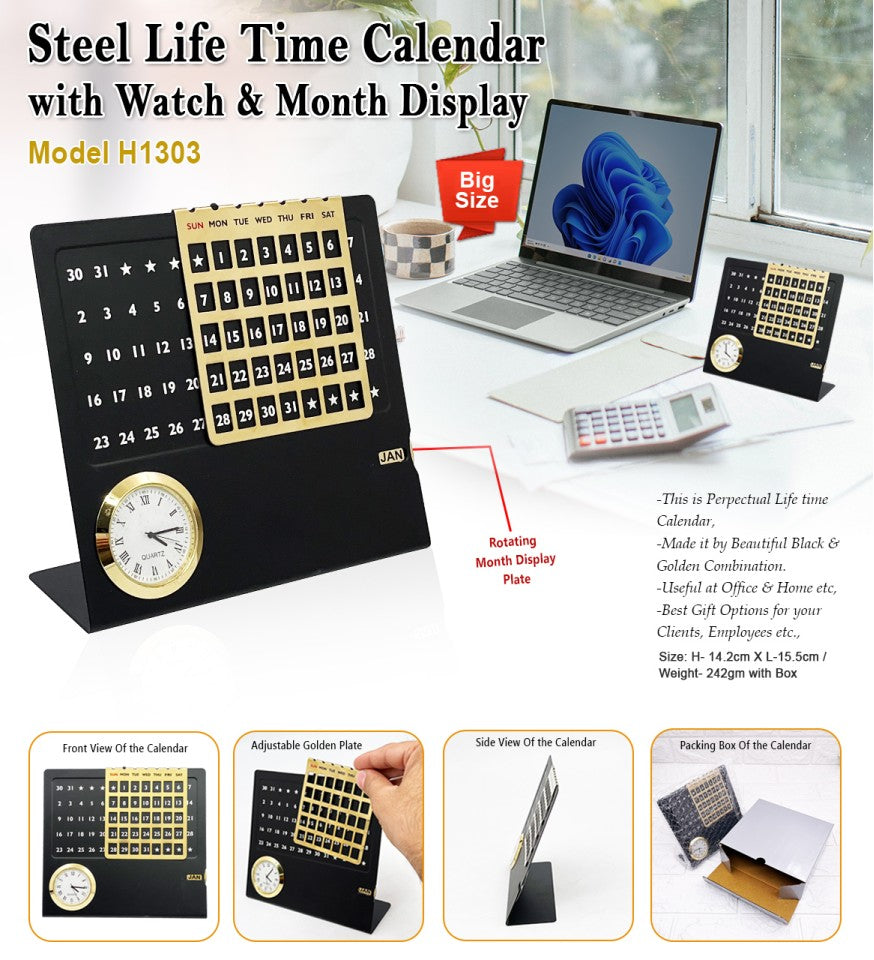 Steel Life Time Calendar